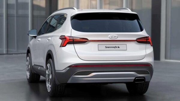 Đèn hậu mảnh ngoài Santafe 2021